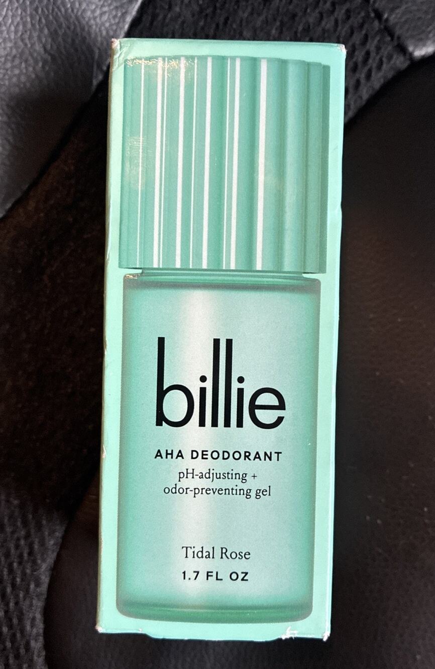 Billie AHA Deoderant pH Adjust Odor Preventing Roll On 1.7oz Tidal Rose New